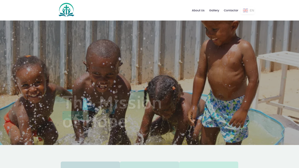 Screenshot of the The Mission Of Hope website