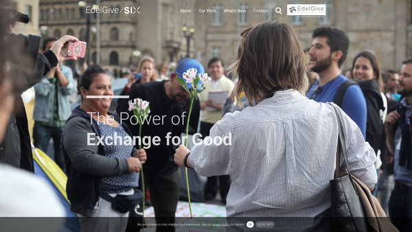 Screenshot of the Social Innovation Exchange website