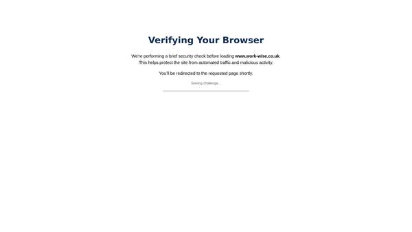 Screenshot of the Work-Wise Foundation website