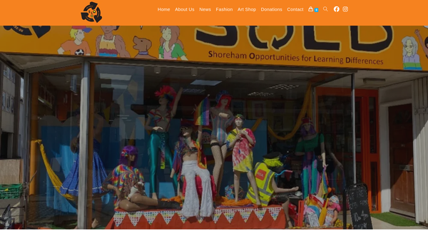 Screenshot of the Shoreham Opportunities for Learning Differences website
