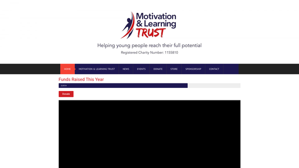 Screenshot of the Motivation And Learning Trust website