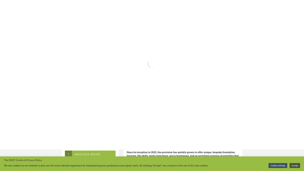 Screenshot of the Down Syndrome Development Trust website