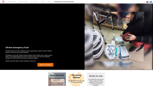 Screenshot of the Porridge And Rice (Uji Na Mchele) website