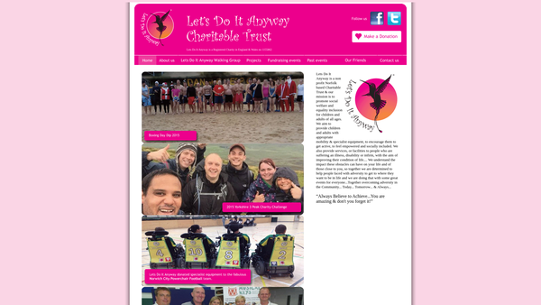 Screenshot of the Lets Do IT Anyway website