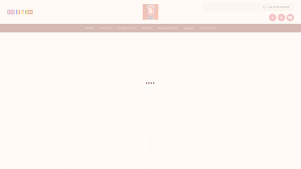 Screenshot of the Sri Sambodhi Community Development Foundation website