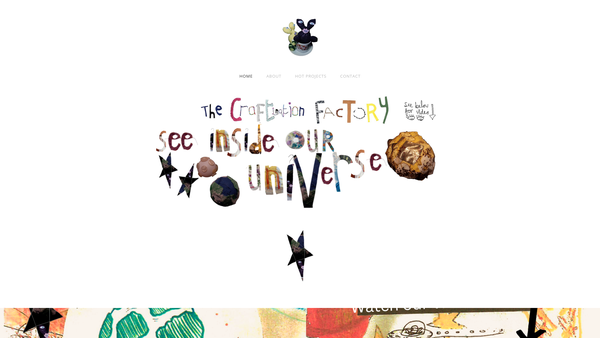 Screenshot of the The Craftimation Factory website