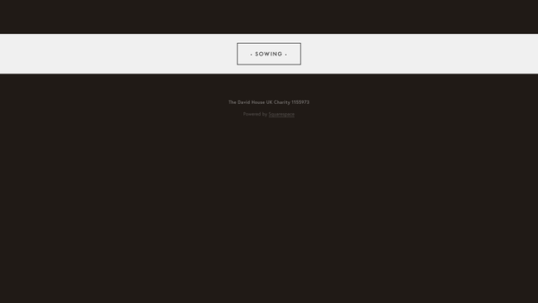 Screenshot of the The David House website