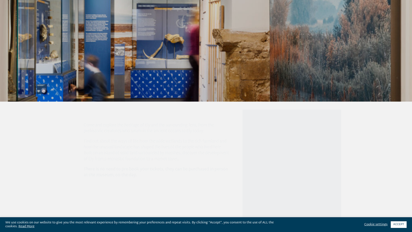 Screenshot of the Ely Museum CIO website