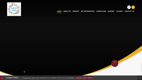 Screenshot of the Horsted School PTA website