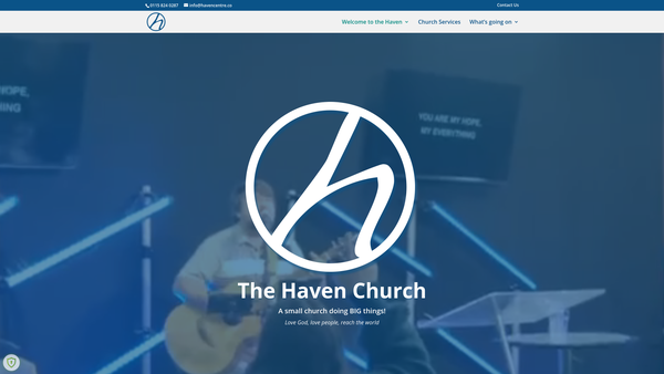 Screenshot of the The Haven (Stapleford) website