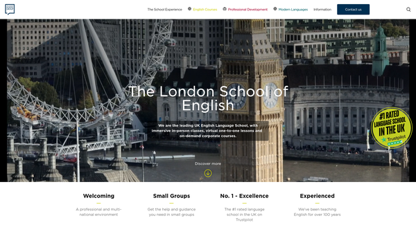 Screenshot of the The Londonschool Trust website