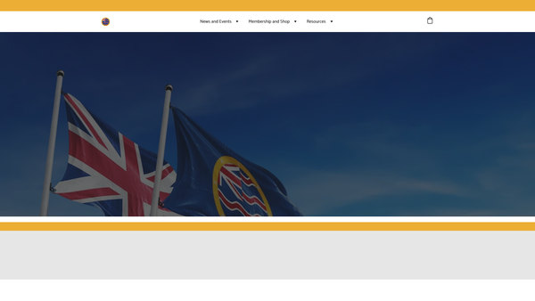 Screenshot of the Friends Of The British Overseas Territories website