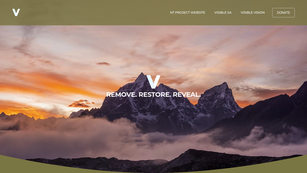 Screenshot of the Visible Ministries website