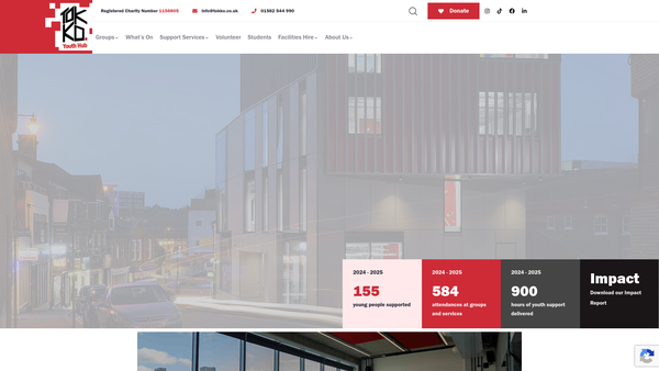 Screenshot of the Tokko Ltd website