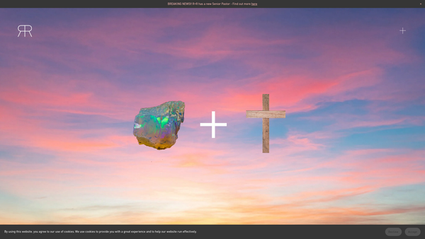 Screenshot of the The Rock And Redeemer Vineyard Church website