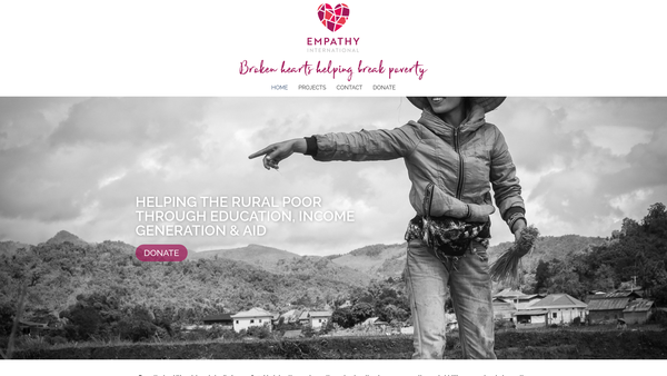 Screenshot of the Empathy International website