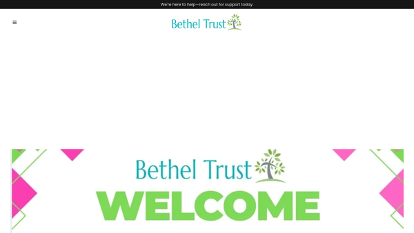 Screenshot of the Bethel Trust Port Talbot website