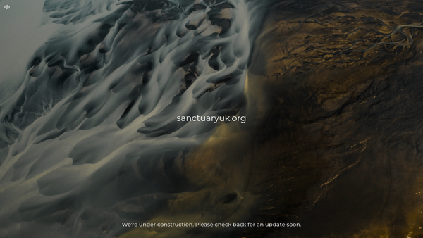 Screenshot of the Sanctuarygb website