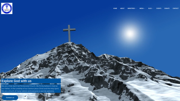 Screenshot of the Zion Intercessory Ministry website