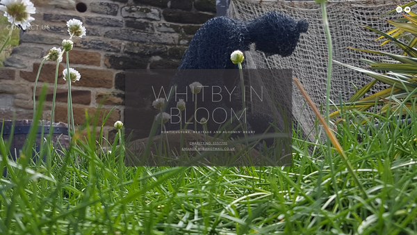 Screenshot of the Whitby In Bloom website