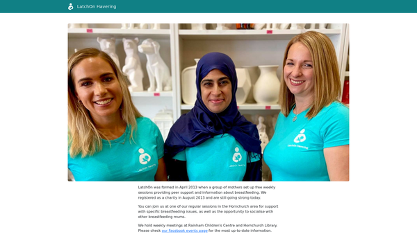 Screenshot of the Latchon website