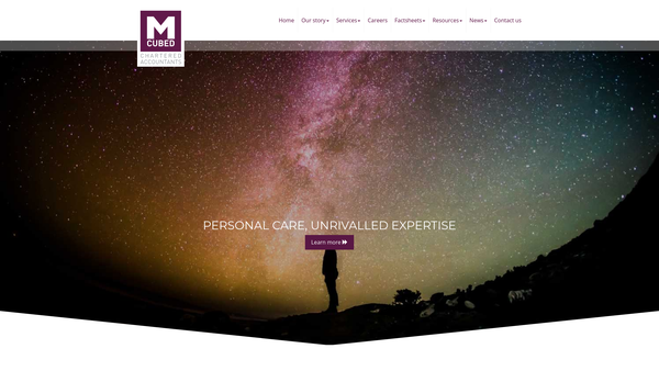 Screenshot of the The Mamujee Foundation website