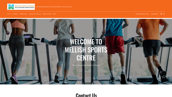 Screenshot of the C.b.f Gymnasiums Ltd website