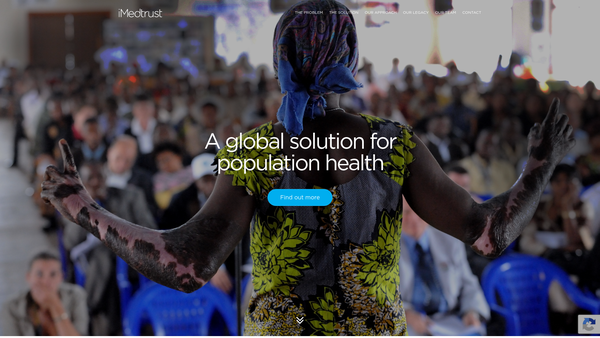 Screenshot of the Imedtrust website