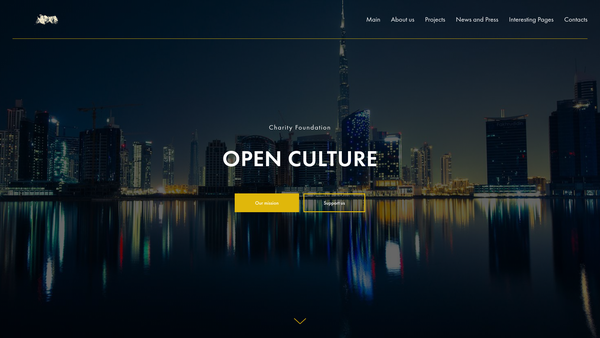 Screenshot of the Open Culture Foundation website
