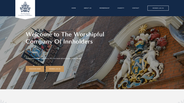 Screenshot of the The Innholders' Charitable Foundation website