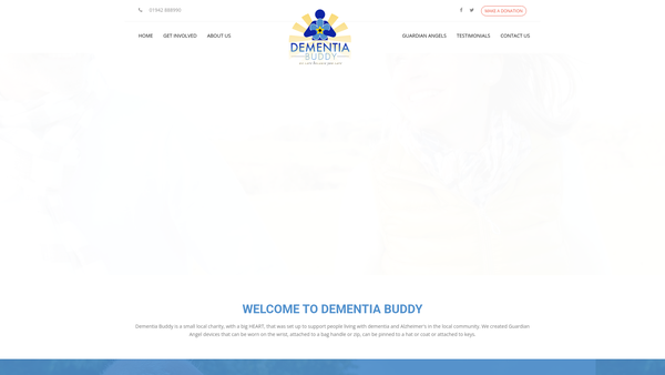 Screenshot of the Good Deeds Trust website