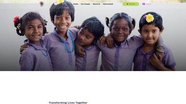 Screenshot of the Ashok Tree Foundation website