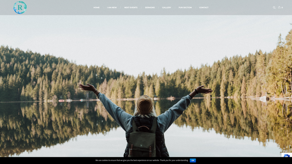 Screenshot of the River Of Life Community Church website