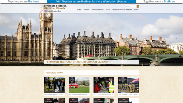 Screenshot of the Bedford Gospel Hall Trust website