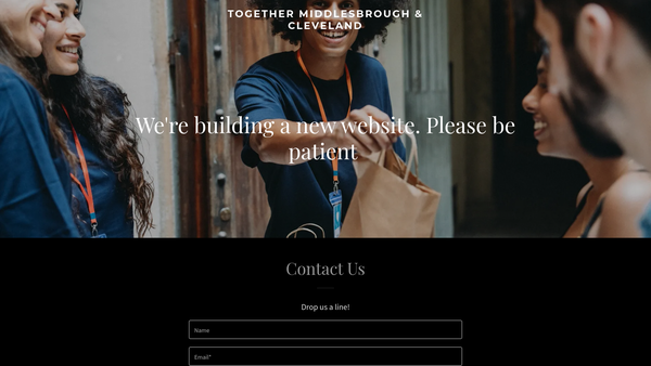 Screenshot of the Together Middlesbrough And Cleveland website