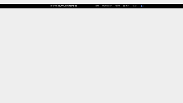 Screenshot of the Norfolk & Suffolk 4x4 Response website