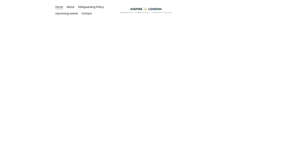 Screenshot of the Inspire London website