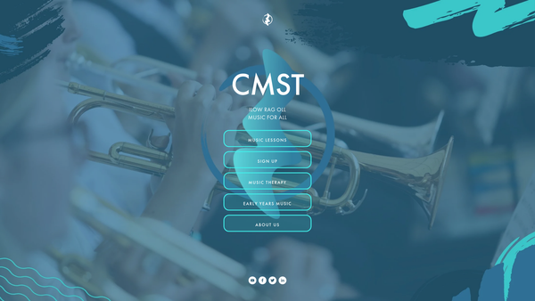 Screenshot of the Cornwall Music Service Trust website