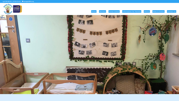 Screenshot of the Bright Futures Early Learning website
