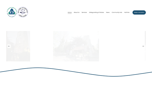 Screenshot of the The Parochial Church Council Of The Ecclesiastical Parish Of St Leonard's Heston website
