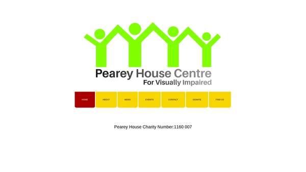 Screenshot of the Pearey House website