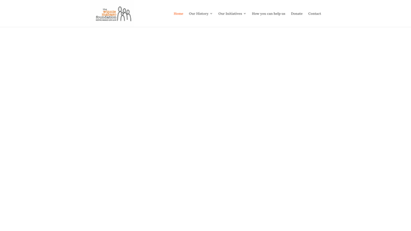 Screenshot of the The Winnie Mabaso Foundation website