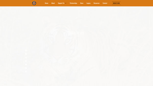 Screenshot of the Tigers4ever website