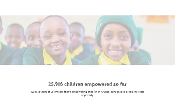 Screenshot of the Made With Hope website