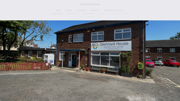 Screenshot of the Glenroyd House Community Hub website