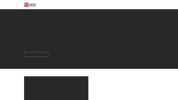 Screenshot of the Christian Heritage London website