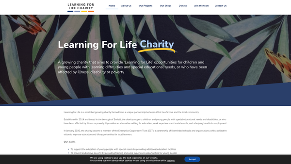Screenshot of the Lflc Ltd website