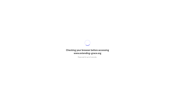 Screenshot of the Extending Grace International Ministries Ltd website