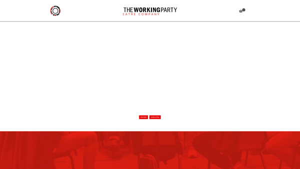 Screenshot of the The Working Party Theatre Company website