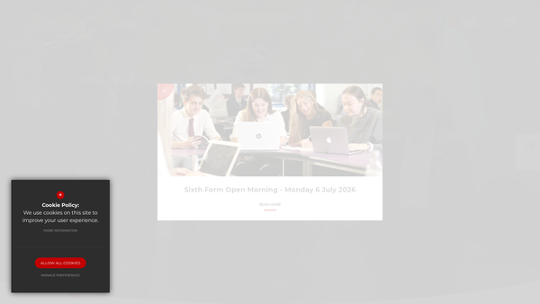 Screenshot of the Parents' Teachers' And Friends' Of Skinners' Kent Academy website